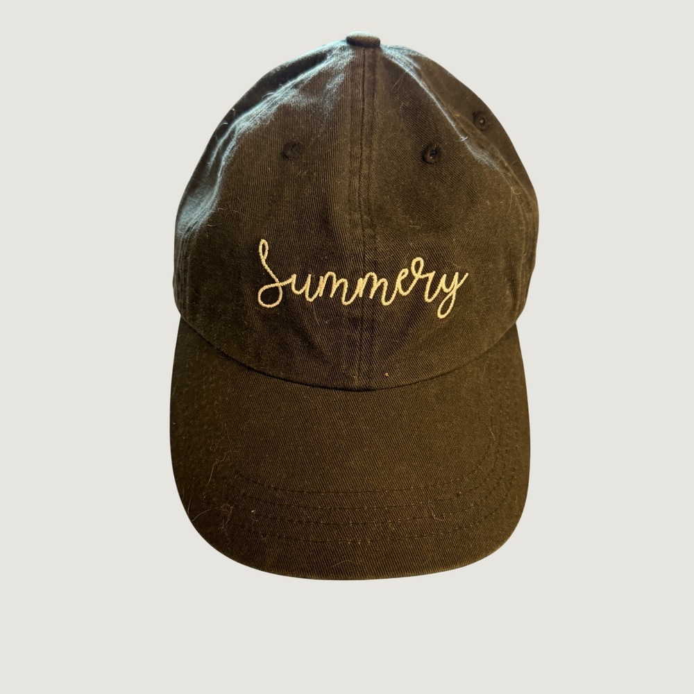 Summery Copenhagen Smoke Logo Cap Black Baseball Hat Dad Cap